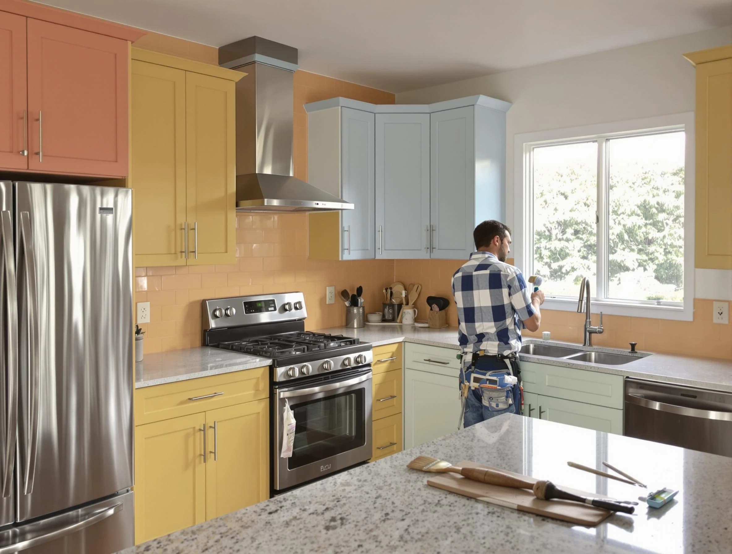 Kitchen and Cabinet Refinish in Hudson